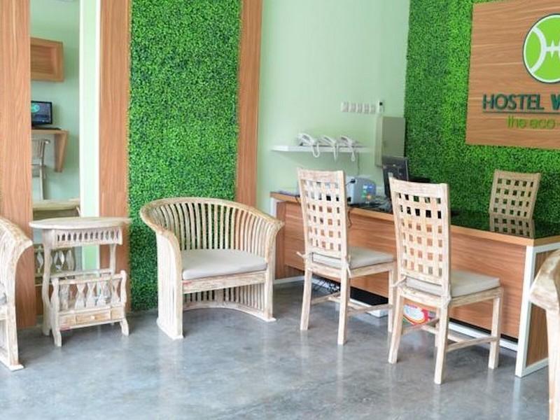 The Eco-Living Hostel Dempassar Exterior foto